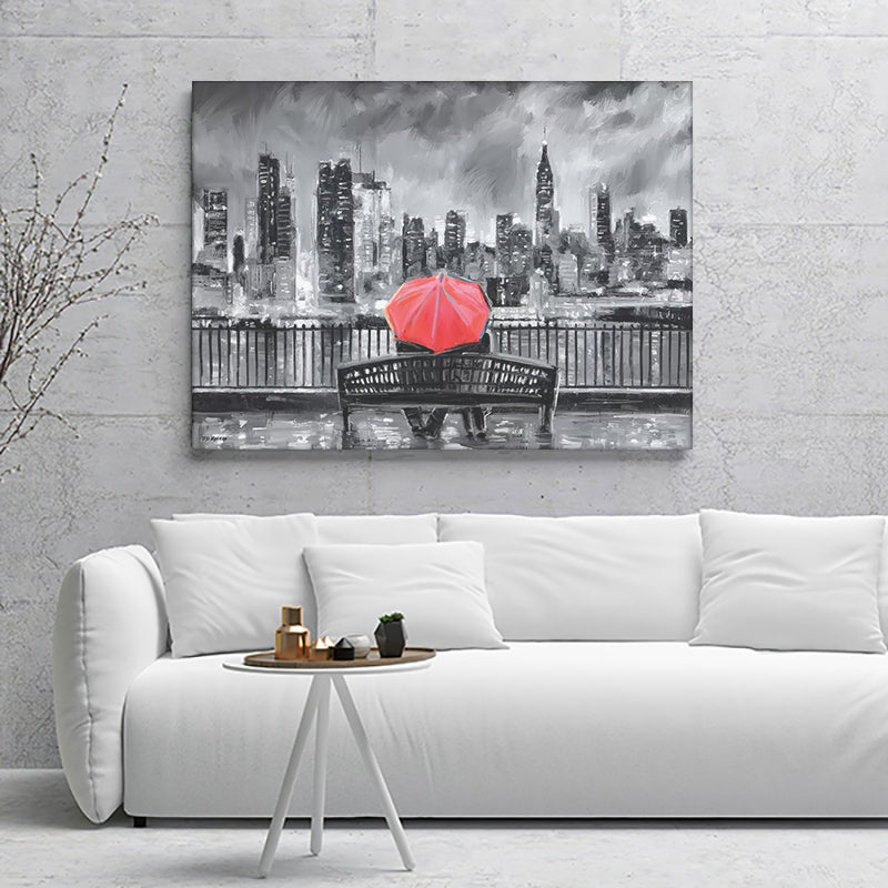 Ny In Love In Red Canvas Wall Art - Canvas Prints, Prints for Sale, Canvas Painting, Canvas On Sale