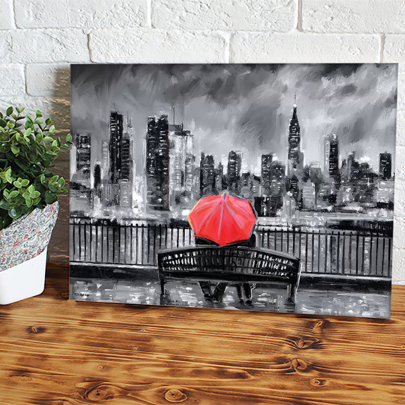 Ny In Love In Red Canvas Wall Art - Canvas Prints, Prints for Sale, Canvas Painting, Canvas On Sale