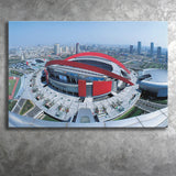 Nanjing Olympic Center Gymnasium, Stadium Canvas, Sport Art, Gift for him, Fan Gift, Canvas Prints Wall Art Decor