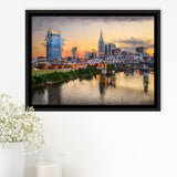 Nashville Attractive City Framed Canvas Prints Wall Art Decor - Paiting Canvas, Art Prints, Floating Frame