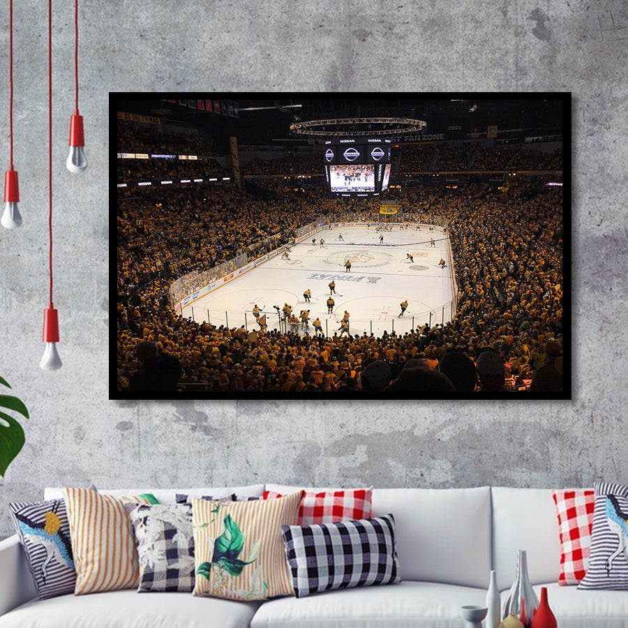 Nashville Predators Stadium Art Prints Bridgestone Arena Wall Art Hockey,Sport Stadium Art Prints, Fan Gift, Wall Decor