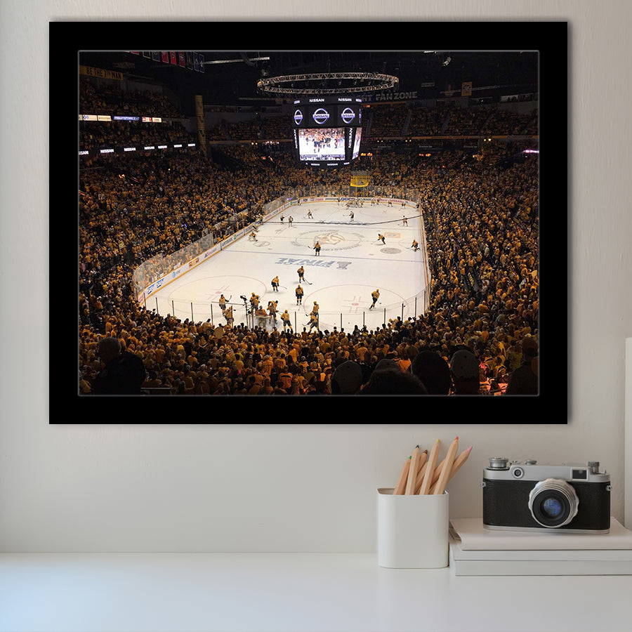 Nashville Predators Stadium Art Prints Bridgestone Arena Wall Art Hockey,Sport Stadium Art Prints, Fan Gift, Wall Decor
