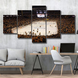 Nashville Predators Stadium Canvas Prints Bridgestone Arena Wall Art Hockey,Multi Panels,Sport Stadium Art Prints, Fan Gift