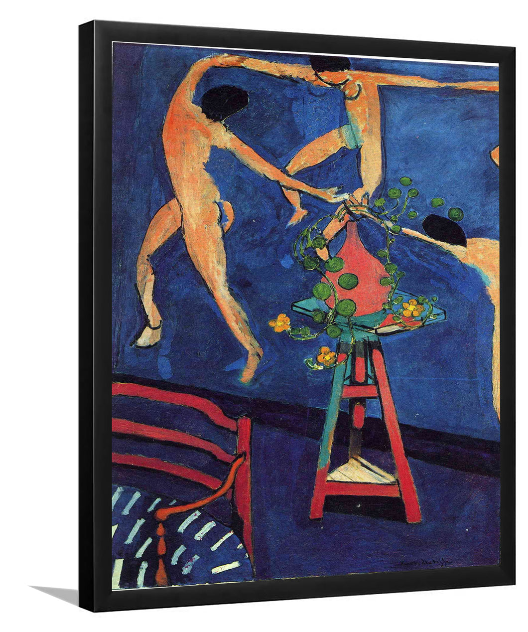 Nasturtiums. Panel The Dance By Henri Matisse-Art Print,Frame Art,Plexiglass Cover