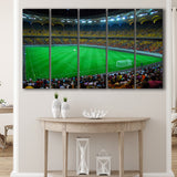 National Arena Bucharest, Stadium Canvas, Sport Art, Gift for him, Multi Panels B, Canvas Prints Wall Art Decor
