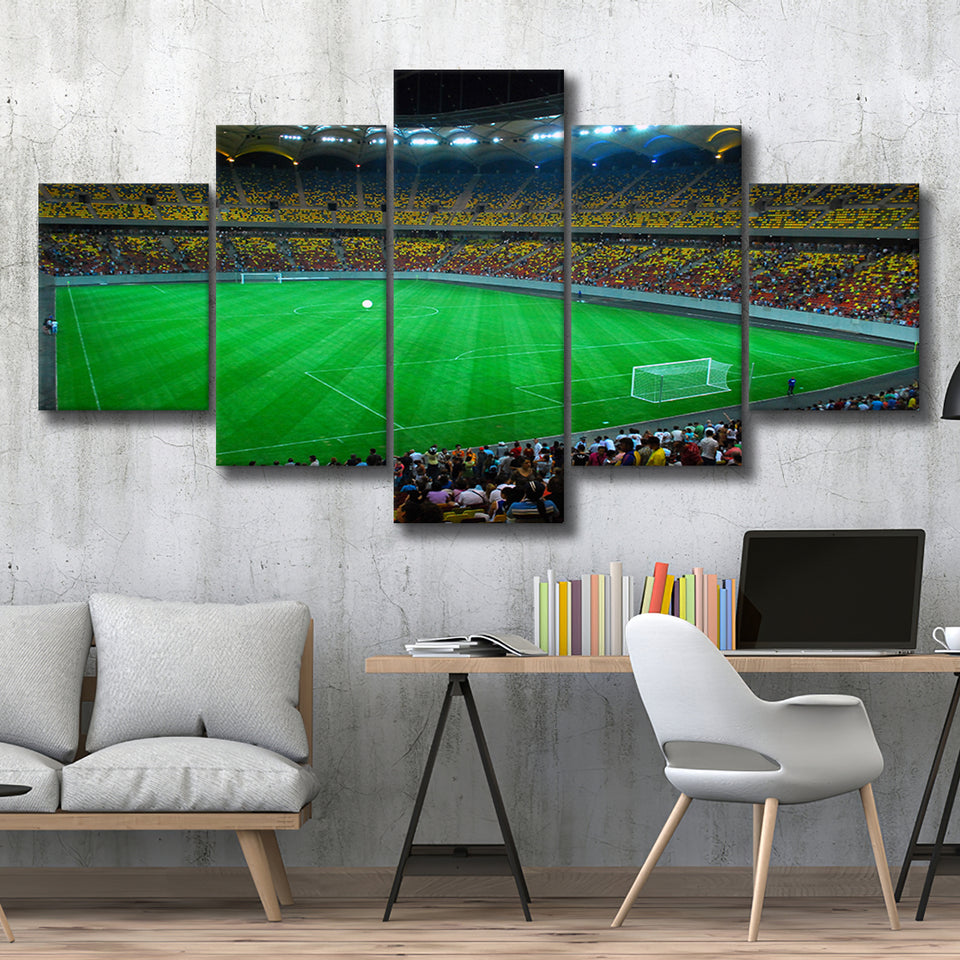 National Arena Bucharest, Stadium Canvas, Sport Art, Large Canvas, Multi Panels, Canvas Prints Wall Art Decor