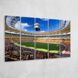 National Arena, Stadium Canvas, Sport Art, Gift for him, Multi Panels B, Canvas Prints Wall Art Decor