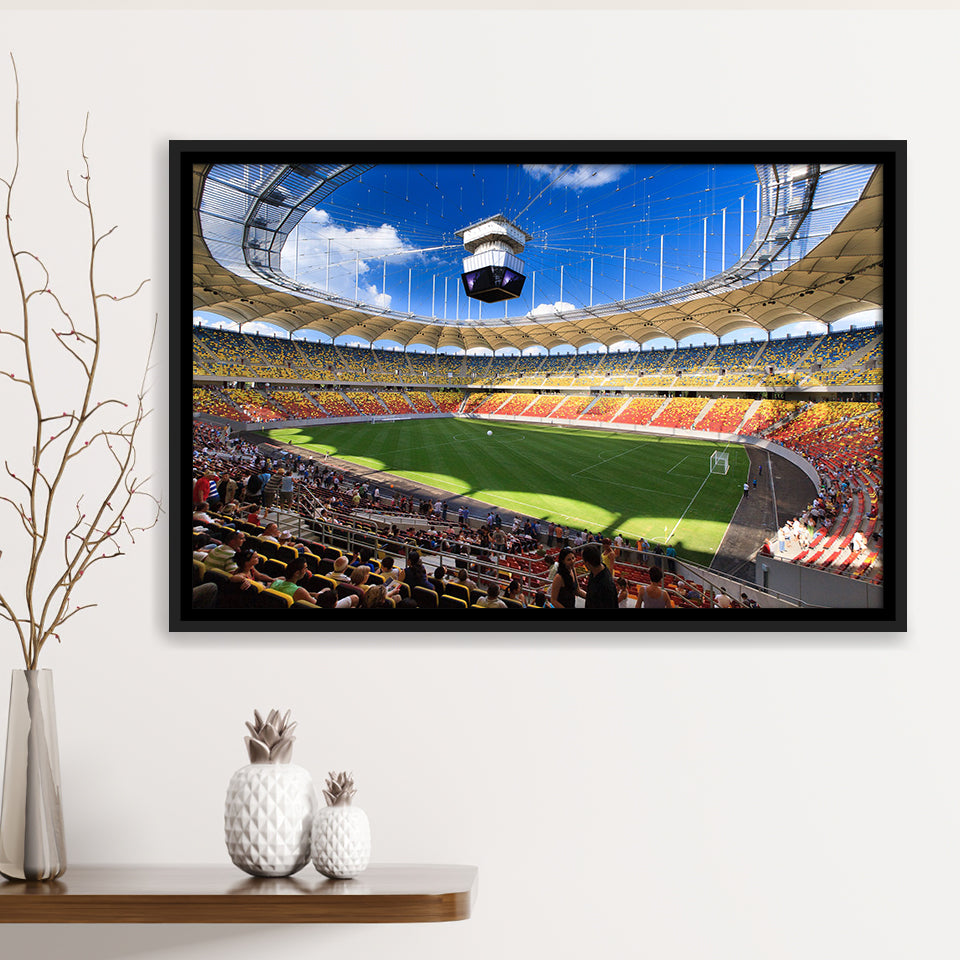 National Arena, Stadium Canvas, Sport Art, Gift for him, Framed Canvas Prints Wall Art Decor, Framed Picture