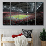 National Football Stadium, Stadium Canvas, Sport Art, Gift for him,100 Multi Panels B, Canvas Prints Wall Art Decor
