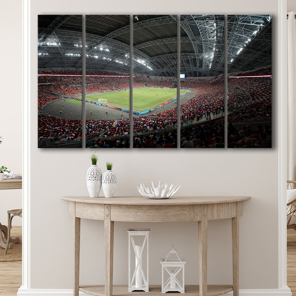National Football Stadium, Stadium Canvas, Sport Art, Gift for him,100 Multi Panels B, Canvas Prints Wall Art Decor