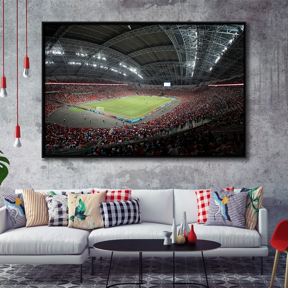National Football Stadium, Stadium Canvas, Sport Art, Gift for him,100 Framed Canvas Prints Wall Art Decor, Framed Picture