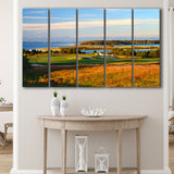 National Golf Links Of America Hole 17, Southampton, New York, 5 Panels Extra Large Canvas Prints Wall Art Decor
