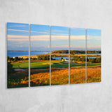 National Golf Links Of America Hole 17, Southampton, New York, 5 Panels Extra Large Canvas Prints Wall Art Decor