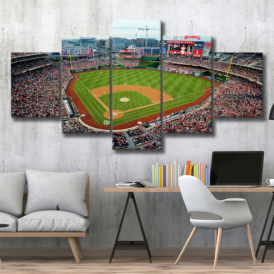 National Park Washington Dc, Stadium Canvas, Sport Art, Large Canvas, Multi Panels, Canvas Prints Wall Art Decor