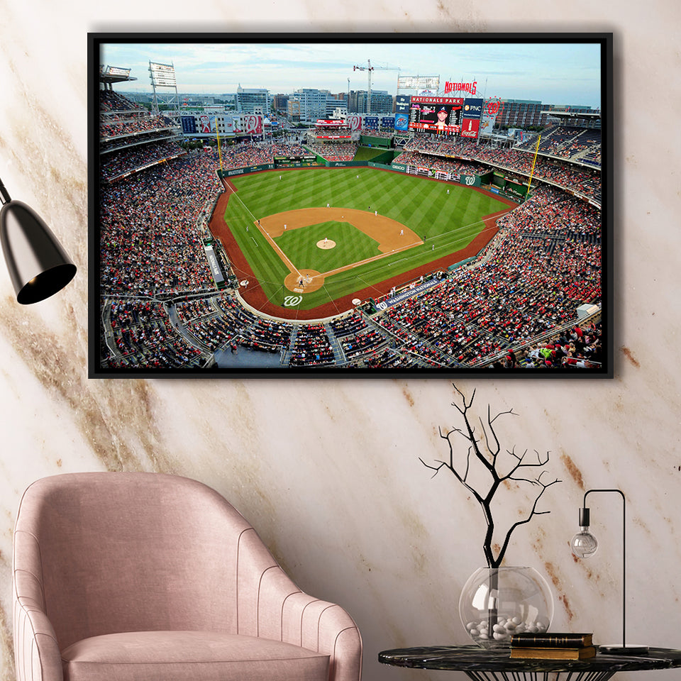 National Park Washington Dc, Stadium Canvas, Sport Art, Gift for him, Framed Canvas Prints Wall Art Decor, Framed Picture