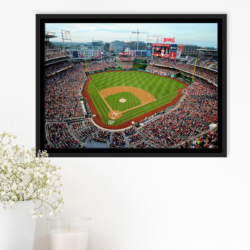 National Park Washington Dc, Stadium Canvas, Sport Art, Gift for him, Framed Canvas Prints Wall Art Decor, Framed Picture