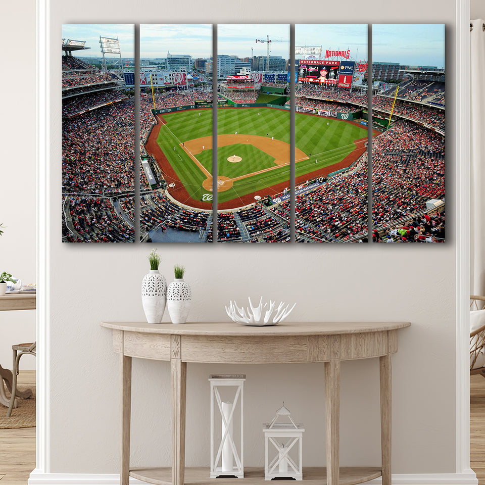 National Park Washington Dc, Stadium Canvas, Sport Art, Gift for him, Multi Panels B, Canvas Prints Wall Art Decor