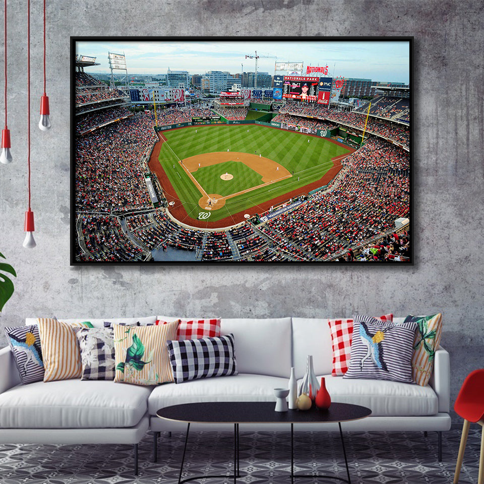National Park Washington Dc, Stadium Canvas, Sport Art, Gift for him, Framed Canvas Prints Wall Art Decor, Framed Picture