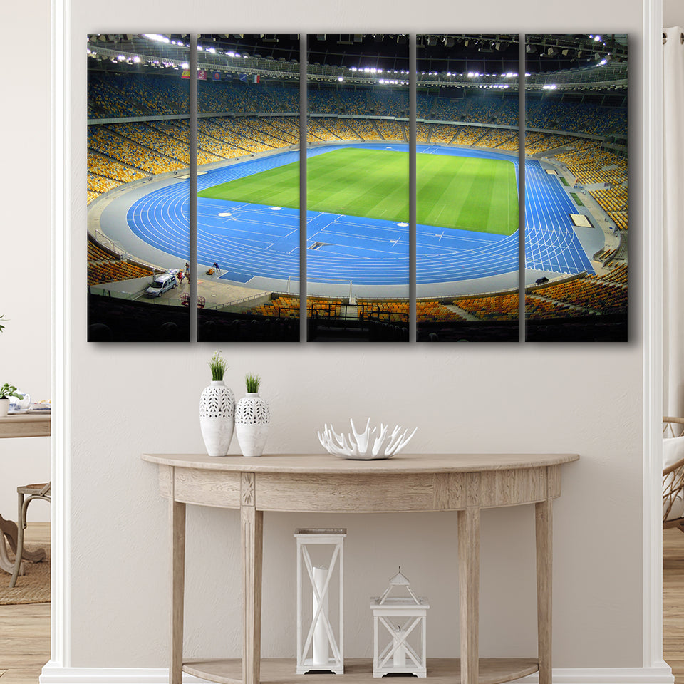 National Sports Complex, Stadium Canvas, Sport Art, Gift for him, Multi Panels B, Canvas Prints Wall Art Decor