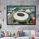 National Stadium Bukit Jalil, Stadium Canvas, Sport Art, Gift for him, Framed Art Prints Wall Art Decor, Framed Picture