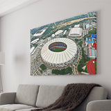 National Stadium Bukit Jalil, Stadium Canvas, Sport Art, Gift for him, Fan Gift, Canvas Prints Wall Art Decor