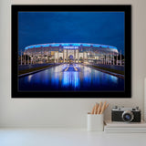 National Stadium in Bukit Jalil, Stadium Canvas, Sport Art, Gift for him, Framed Art Prints Wall Art Decor, Framed Picture