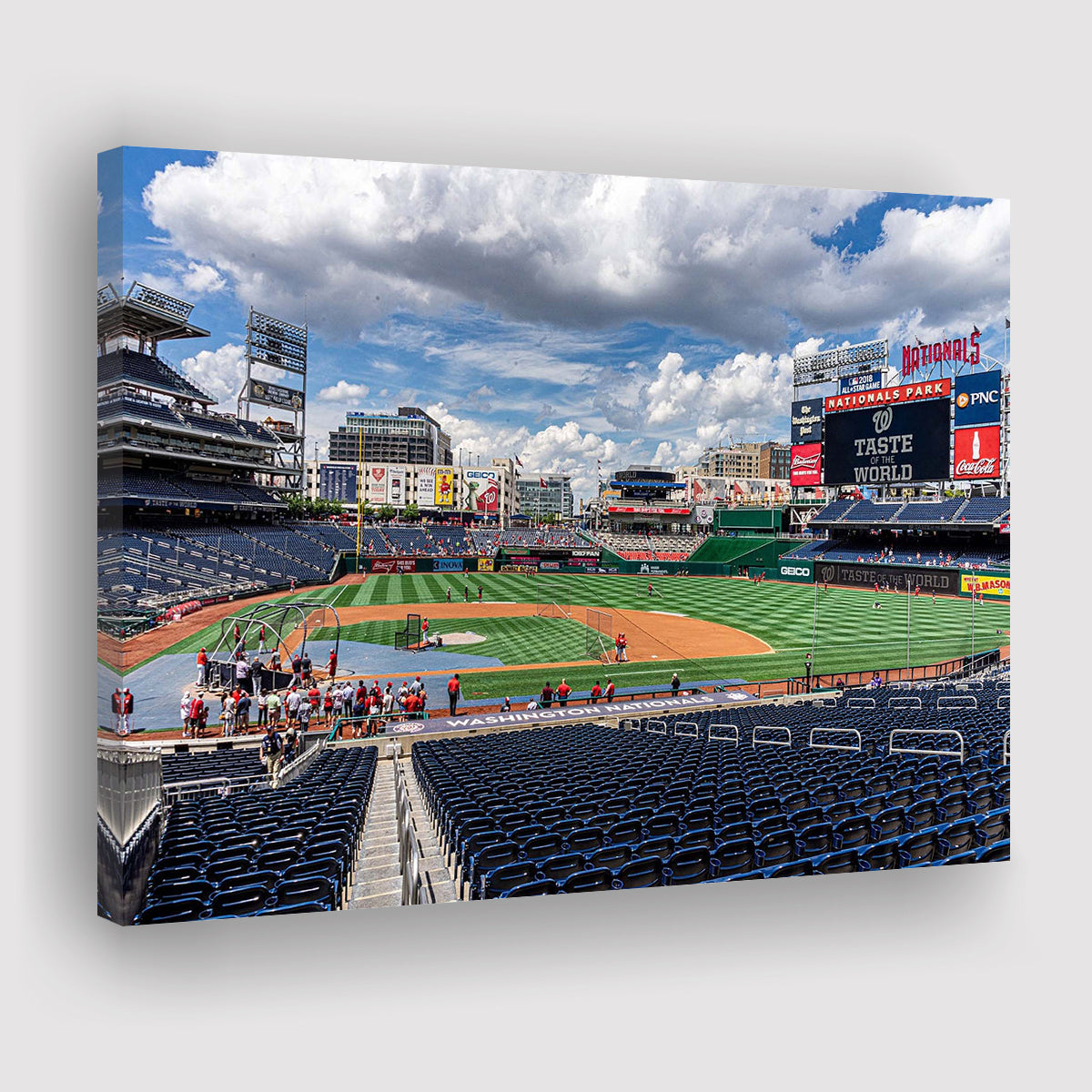 Nationals Park Baseball Stadium Print, Washington Nationals Baseball