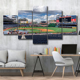 Nationals Park Stadium Canvas Prints Washington Nationals Wall Art Baseball,Multi Panels,Sport Stadium Art Prints, Fan Gift