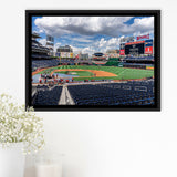 Nationals Park Stadium Framed Canvas Prints Washington Nationals Wall Art Baseball,Sport Stadium Art Prints, Fan Gift