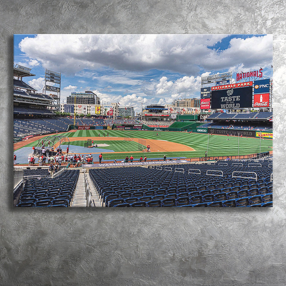 Nationals Park Stadium Canvas Prints Washington Nationals Wall Art Baseball,Sport Stadium Art Prints, Fan Gift, Wall Decor
