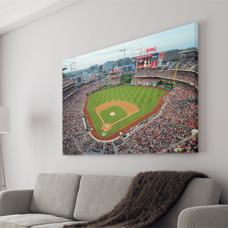 Nationals Park, Stadium Canvas, Sport Art, Gift for him, Fan Gift, Canvas Prints Wall Art Decor