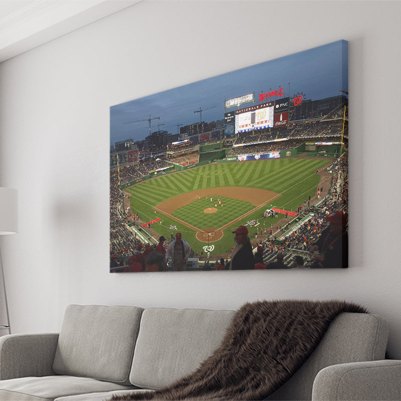 Nationals Park Stadium Canvas Prints Washington Nationals Wall Art,Sport Stadium Art Prints, Fan Gift, Wall Decor