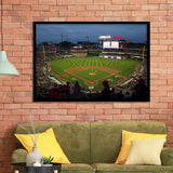 Nationals Park at Night, Stadium Canvas, Sport Art, Gift for him, Framed Art Prints Wall Art Decor, Framed Picture