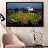 Nationals Park at Night, Stadium Canvas, Sport Art, Gift for him, Framed Canvas Prints Wall Art Decor, Framed Picture