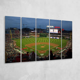 Nationals Park at Night, Stadium Canvas, Sport Art, Gift for him, Multi Panels B, Canvas Prints Wall Art Decor