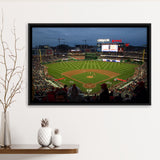 Nationals Park at Night, Stadium Canvas, Sport Art, Gift for him, Framed Canvas Prints Wall Art Decor, Framed Picture