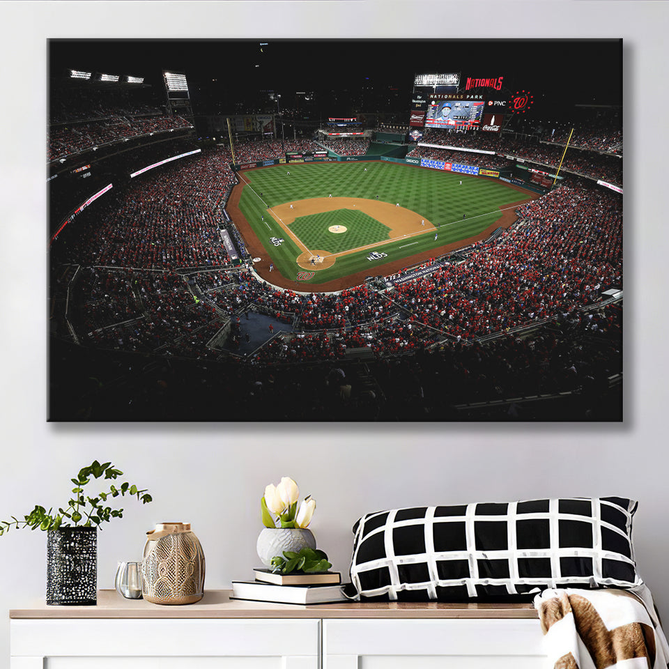 Nationals Park in Washington, Stadium Canvas, Sport Art, Gift for him, Fan Gift, Canvas Prints Wall Art Decor