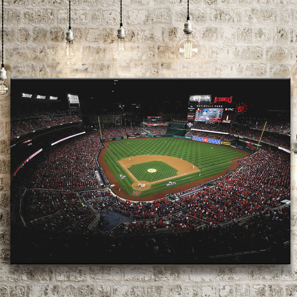 Nationals Park in Washington, Stadium Canvas, Sport Art, Gift for him, Fan Gift, Canvas Prints Wall Art Decor