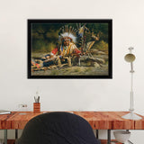 Native American Hammer I Canvas Wall Art - Canvas Print, Framed Canvas, Painting Canvas