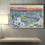 Navy Midshipmen Navy–Marine Corps Memorial Stadium Watercolor, Sport Art Prints Fan Gift, Canvas Prints Wall Art Decor