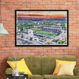 Navy Midshipmen Navy–Marine Corps Memorial Stadium Watercolor, Sport Prints Fan Gift, Framed Art Prints Wall Art Decor