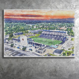 Navy Midshipmen Navy–Marine Corps Memorial Stadium Watercolor, Sport Art Prints Fan Gift, Canvas Prints Wall Art Decor
