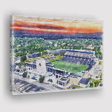 Navy Midshipmen Navy–Marine Corps Memorial Stadium Watercolor, Sport Art Prints Fan Gift, Canvas Prints Wall Art Decor