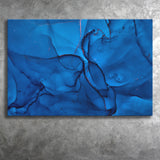 Navy Blue Marble Canvas Prints Wall Art Decor - Painting Canvas,Home Decor, Ready to Hang