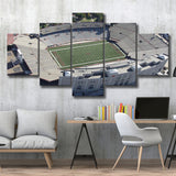 Nebraska Cornhuskers Stadium Canvas Prints Memorial Stadium Wall Art American,Multi Panels,Sport Stadium Art Prints, Fan Gift