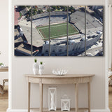 Nebraska Cornhuskers Stadium Canvas Prints Memorial Stadium Wall Art American,Multi Panels B,Sport Stadium Art Prints, Fan Gift