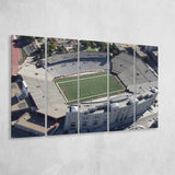 Nebraska Cornhuskers Stadium Canvas Prints Memorial Stadium Wall Art American,Multi Panels B,Sport Stadium Art Prints, Fan Gift