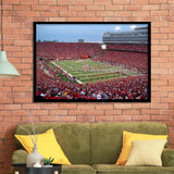 Nebraska Cornhuskers Wall Art Memorial Stadium Art Prints American,Sport Stadium Art Prints, Fan Gift, Wall Decor