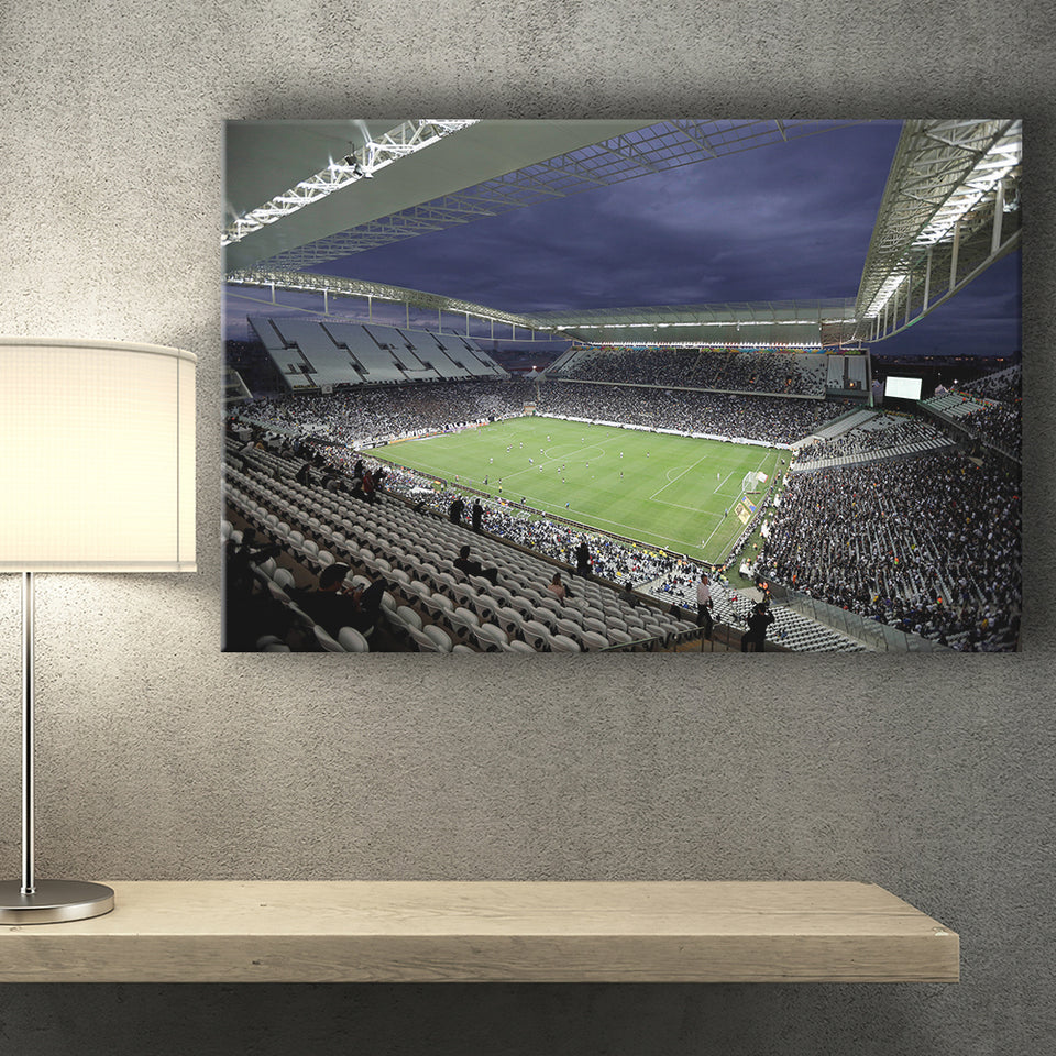Neo Quimica Arena, Stadium Canvas, Sport Art, Gift for him,V1 Fan Gift, Canvas Prints Wall Art Decor