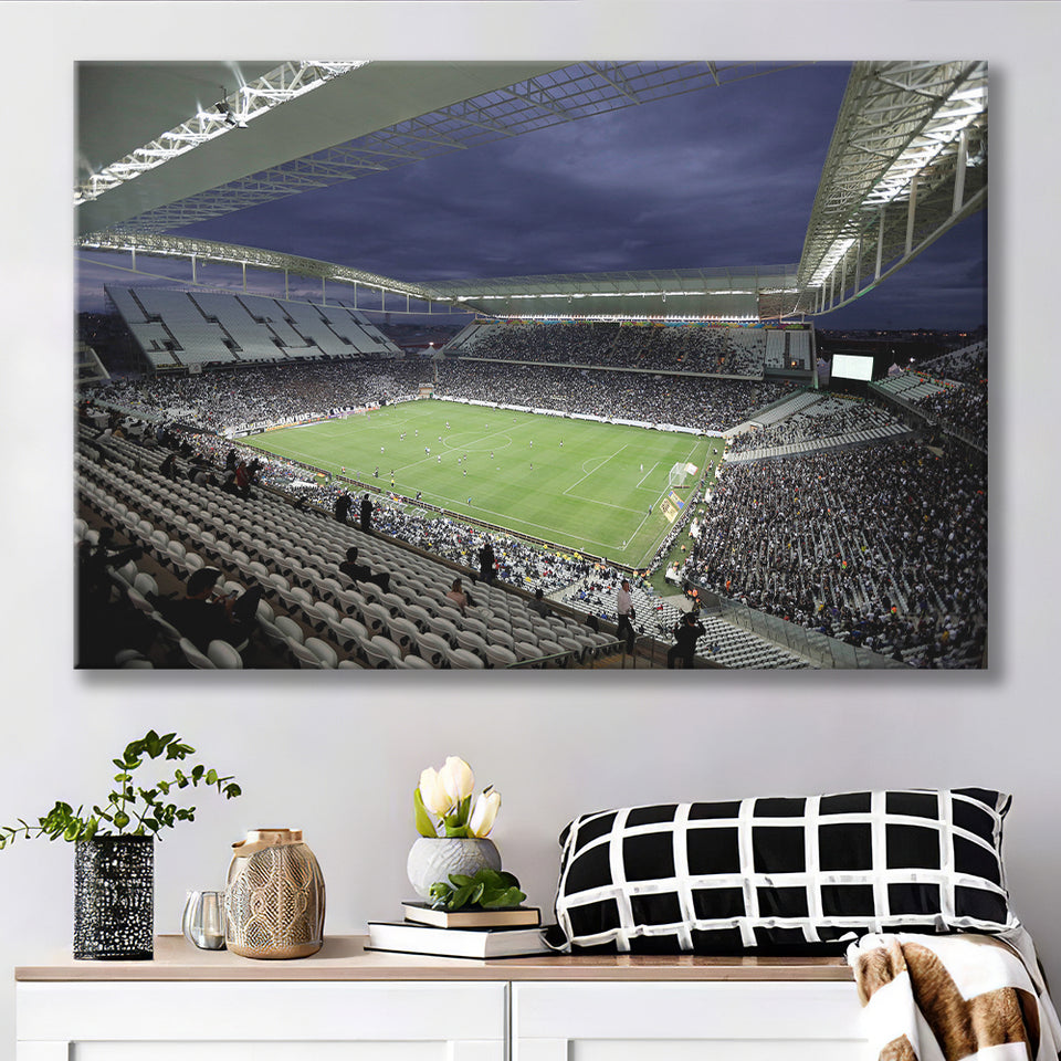 Neo Quimica Arena, Stadium Canvas, Sport Art, Gift for him,V1 Fan Gift, Canvas Prints Wall Art Decor